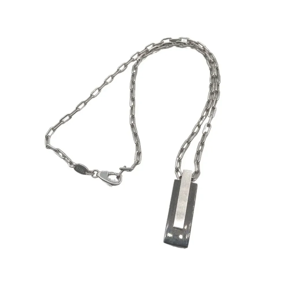 Fossil pendant necklace